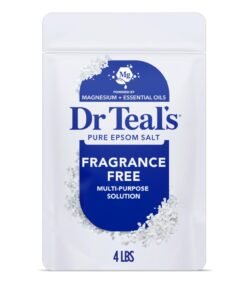 Dr Teal's Epsom Salt Magnesium Soak, Fragrance Free, 4 lbs